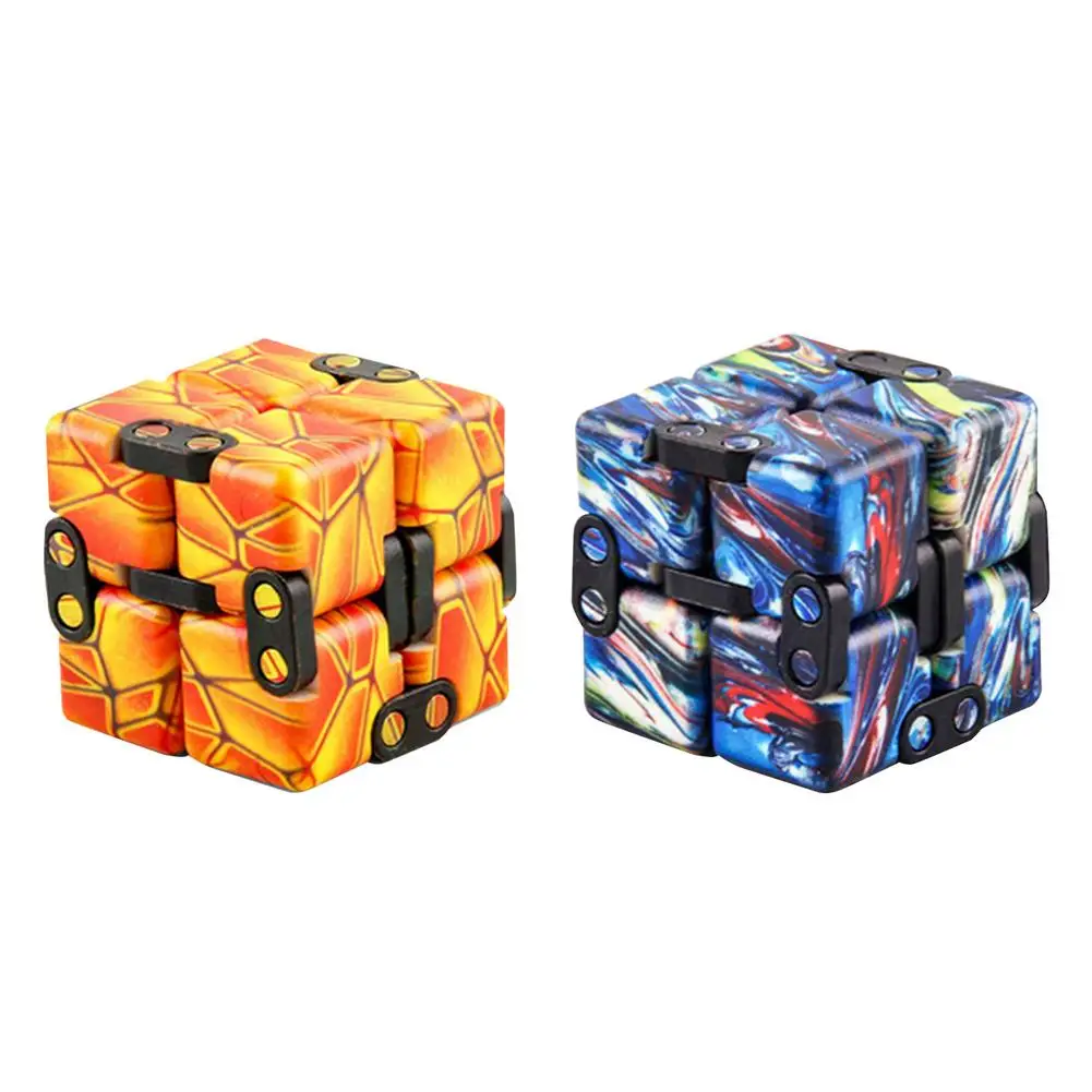 Creative Infinite Cube Anti-stress Fidget Toys Infinity Cube Magic Office Flip Cubic Puzzle Stop Stress Reliever Autism Toy