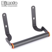 BJMOTO мотоцикл 22 мм алюминиевый коврик держатель для телефона, с gps-системой бар для KTM Duke 390- черный