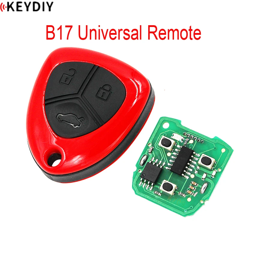 1 шт., KEYDIY универсальный пульт дистанционного управления серии B B17-2 KD900K/D900+/URG200/KD-X2 программист f-errari стиль