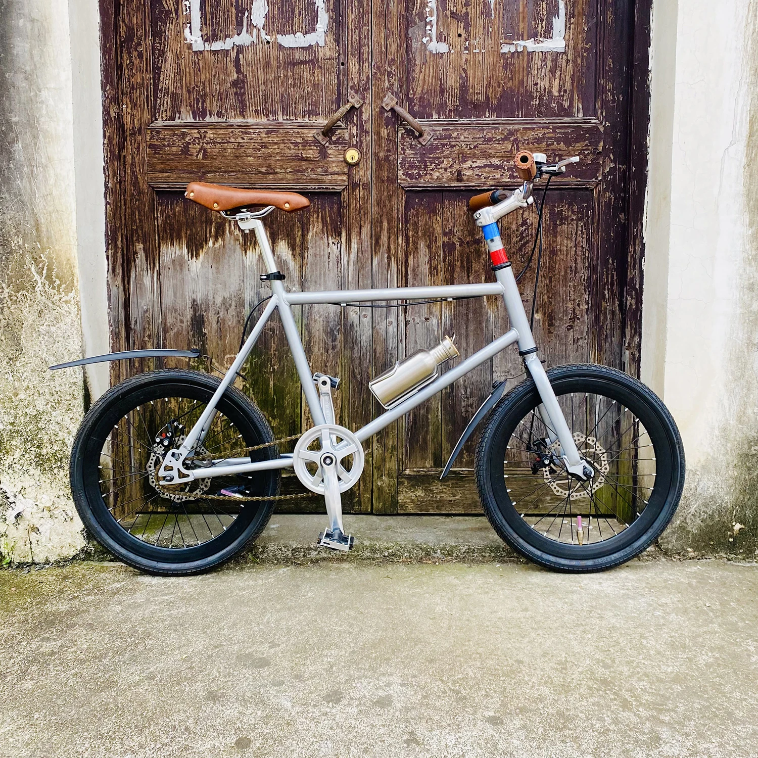 Potence BMX/Freestyle Alliage Bleu 21.1mm - Pour Guidon Old School, Cruiser, Schwinn