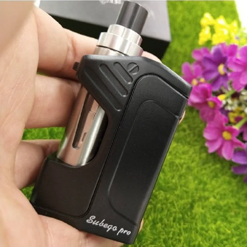 

electronic cigarette 50w box mod kit with 2ml tank biult in 1500mah 0.5ohm coil e cigarettes hookah vape