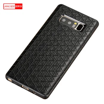 

high quality Genuine Leather Wearable phone case For Samsung Galaxy S8 S8plus S9 Plus S10 note8 A30 A40 A50 A70 protective case
