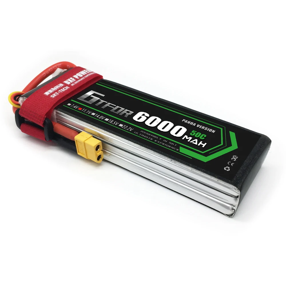 GTFDR Lipo аккумулятор 3S 6000mAh 11,1 V аккумулятор 50C Аккумулятор для TRX X-MAXX UNLIMITDE E-REVO TR-4