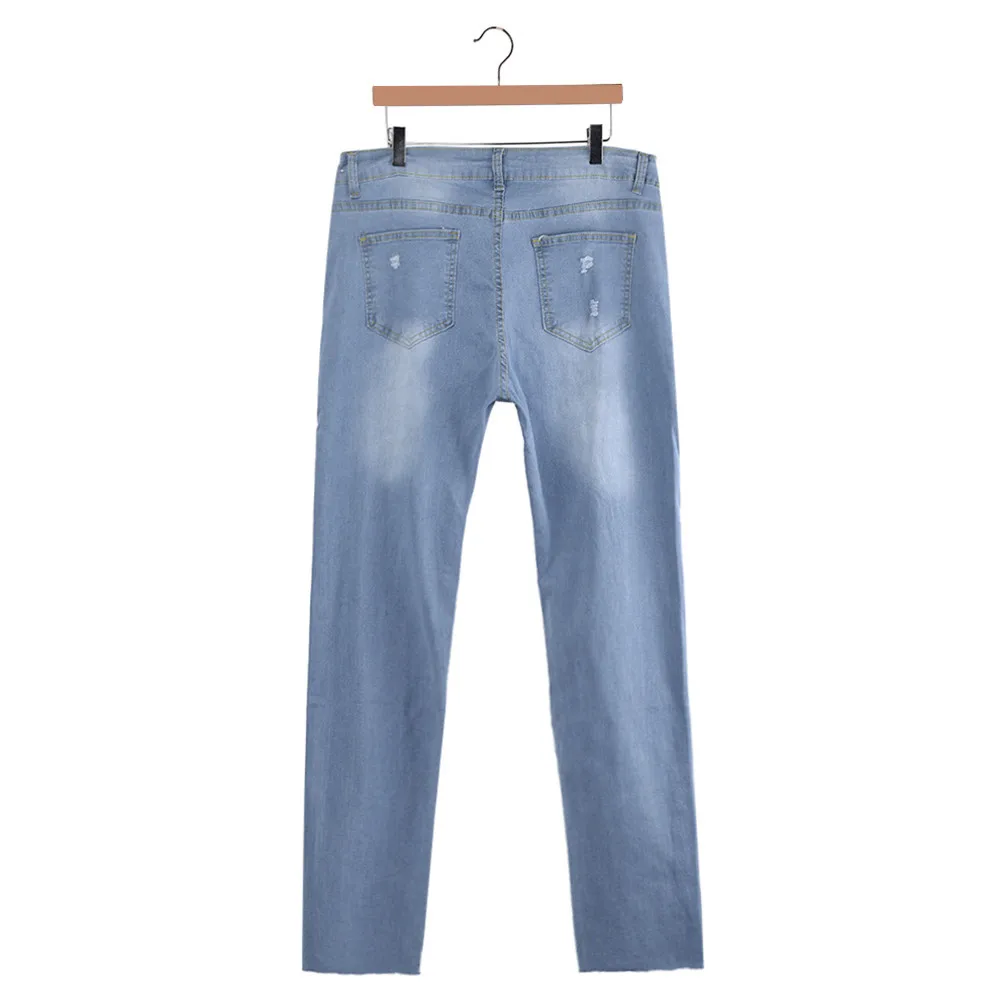 Женские джинсы с высокой талией 2019 новые женские тонкие большие размеры с высокой талией градиентные длинные джинсы джинсовые обычные