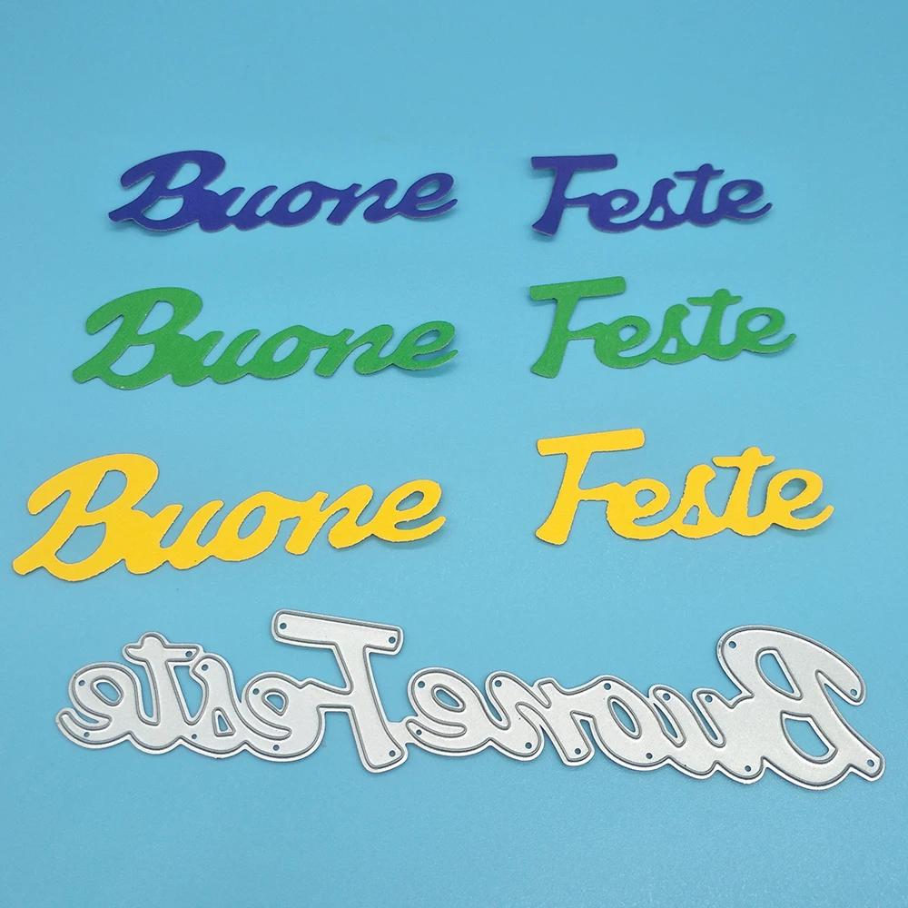 Buone Vacanze Nel Nuovo Bellissimo Taglio Italiano Fai Da Te Scrapbooking, Creazione Di Carte, Album Fotografici, Artigianato