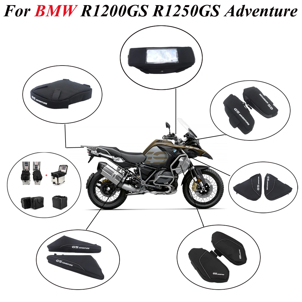 For BMW R 1200 GS R 1250 GS Adventure ADV Motorcycle Repair Tool Placement Bag Bumper Frame Triple-cornered Package Toolbox for bmw r1250gs adventure motorcycle meter frame cover screen protector protection r 1250 gs r 1250gs adv 2018 2024 accessories