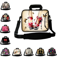 Через плечо для портативного компьютера мешок ручки Тетрадь 14 дюймов 13 13,3 15 15,4 15,6 1" компьютер Chromebook портфель PC чехол для chuwi привет от 10 до 12 лет