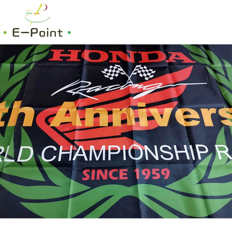 Японский Honda 55-й юбилейный флаг 2фт* 3фт(60*90 см) 3фт* 5фт(90*150 см) размер рождественские украшения для домашнего флага баннер подарки