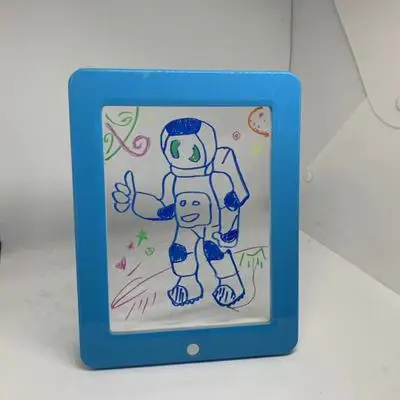 3D волшебный коврик повторное использование создание искусства, светящаяся волшебная доска детская доска для письма буфер обмена подарок ответ креативная игрушка Прямая поставка