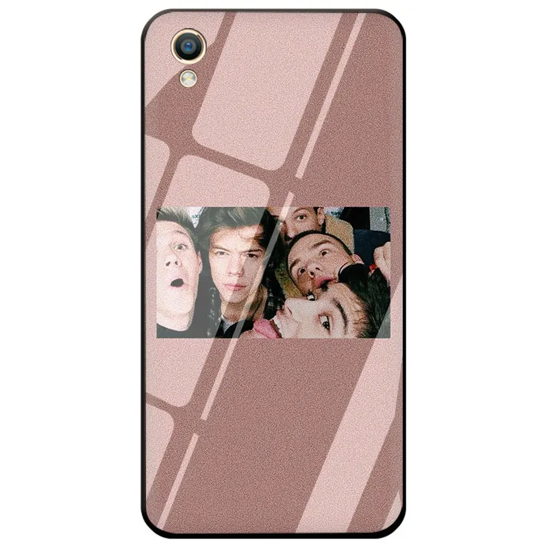 G5 EWAU One Direction закаленное Стекло чехол для телефона чехол для OPPO A7 A5s AX7 AX5s A37 A77 A7X F3 F5 F7 F9 F11 Pro - Цвет: G5