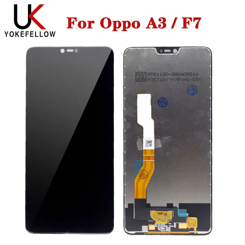 AAA + дисплей для Oppo A3 F7 ЖК-кодирующий преобразователь сенсорного экрана в сборе