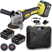 Портативный электрический угловой шлифовальный станок беспроводной силовой инструмент для резки 128VF 29800 мАч литиевая батарея перезаряжаемый Электроинструмент шлифовальный станок