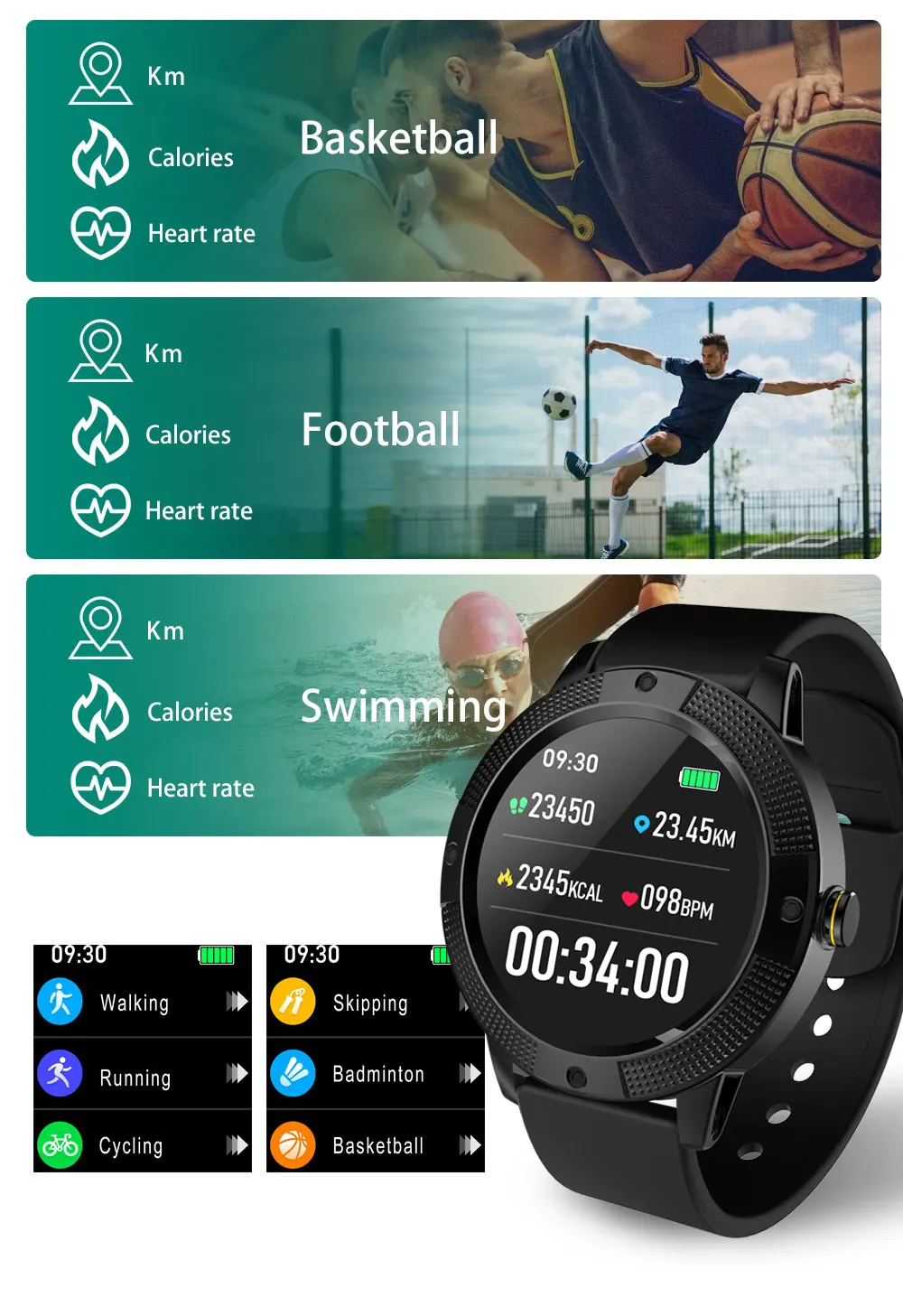 YH2 Смарт часы полный экран сенсорный IP67 Водонепроницаемый Bluetooth Спорт фитнес трекер для мужчин Smartwatch для IOS Android телефон PK M31