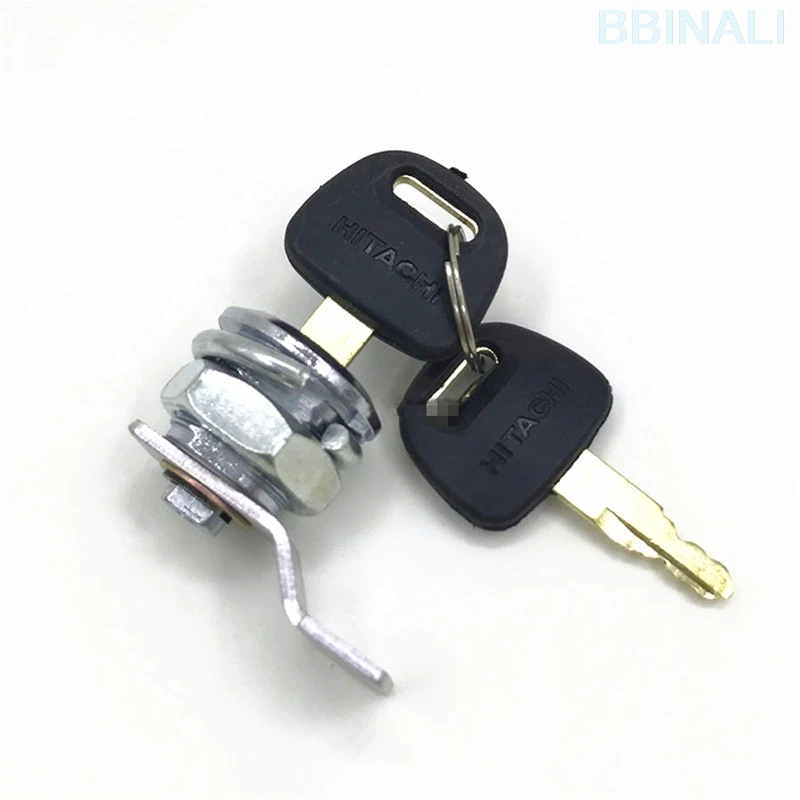 Для HITACHI ZX EX/ZAX60 70 120 210 240 экскаватор боковая сердцевина дверного замка кабина сердцевина дверного замка экскаватор аксессуары
