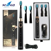 SEAGO электрическая зубная щетка перезаряжаемая умная звуковая щетка зуб Водонепроницаемая автоматическая зубная щетка электронная зубная щетка для взрослых E4