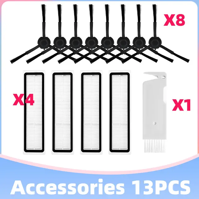 Xiaomi Dreame Bot L10 Pro D9 TROUVER LDS Finder Robot Vacuum Cleaner Parts Main Side Brush Hepa Filter Mop Cloths Replacement Set P