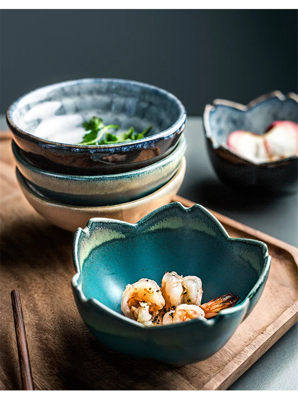 Японская керамика соус блюдо Творческий цветок приправа соевый соусник Уксус Кетчуп Посуда Украшение дома посуда 1 шт