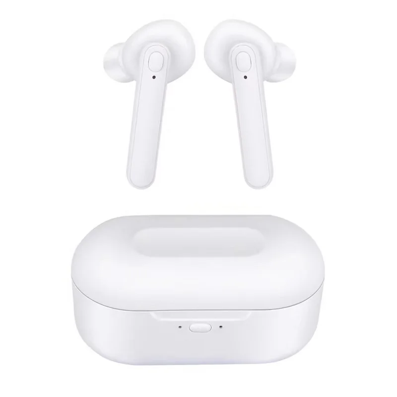 Белый LEORY DT-5 TWS bluetooth 5,0 Наушники Hi-Fi высокой четкости вызова CVC8.0 Шум шумоподавления Беспроводной наушники 2000 мА/ч, Мощность банк гарнитура - Цвет: Белый