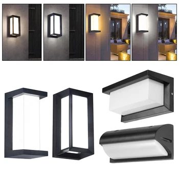 

Lantern Wall Light Alumimum Black Finish IP65 Waterproof Outdoor Wall light