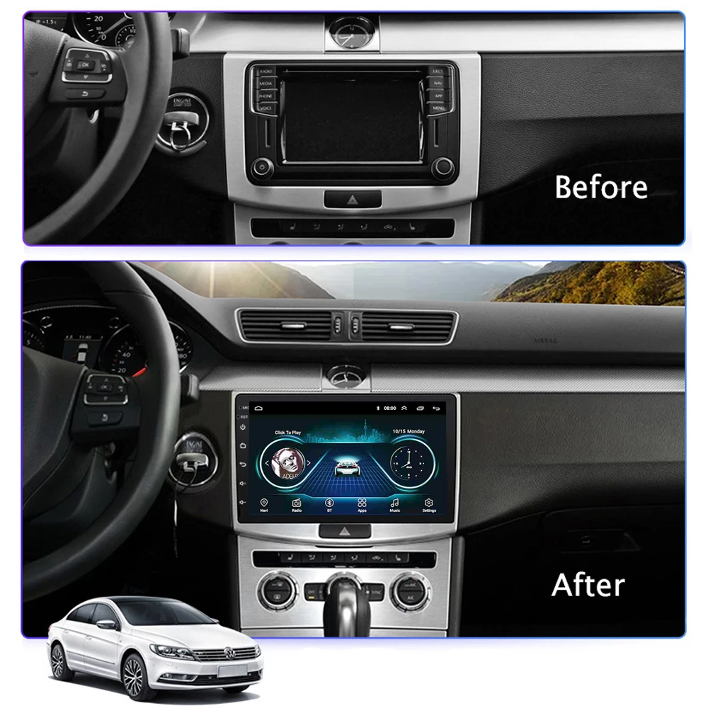 Sale Car Radio for Volkswagen magotan CC passat 7 B7 2012-2018 Android 10inch Multimedia-player GPS Navigation MP5 Player carplay SWC 1