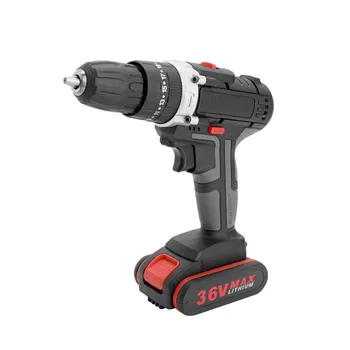 

Adjustment Electric Drill Set Double-speed Cordless Screwdriver Lithium-Ion Battery Wood Drilling Power Tool