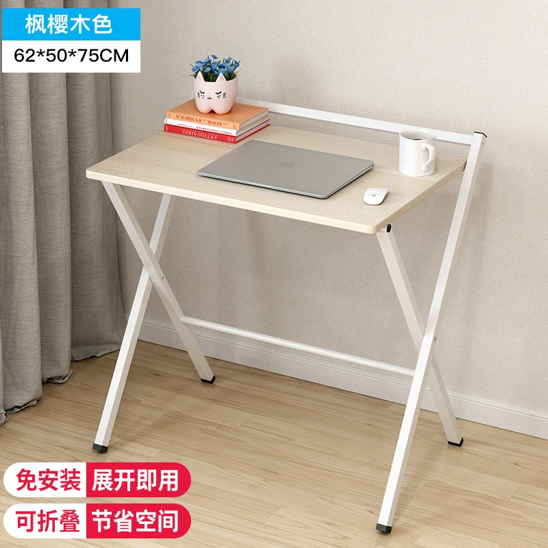US $100.98 Computerized Desktop Simple Foldable Desk Writing  Bedroom Student   Modern Household Small Table
