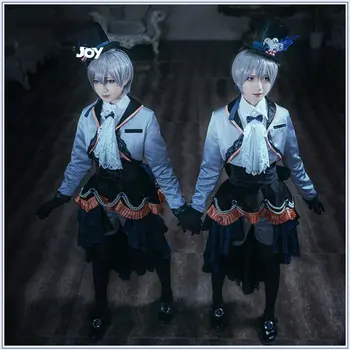 

New Black Butler Ciel Phantomhive Cosplay Costume Twins Gothic Uniform Dress Halloween Costumes for Women Man Anime Clothes