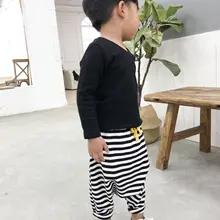 328 Spring And Summer-Infants Child Stripes Harem Pants Men And Women Child Baby Versatile Casual Big Pp Pants CHILDREN'S Pants