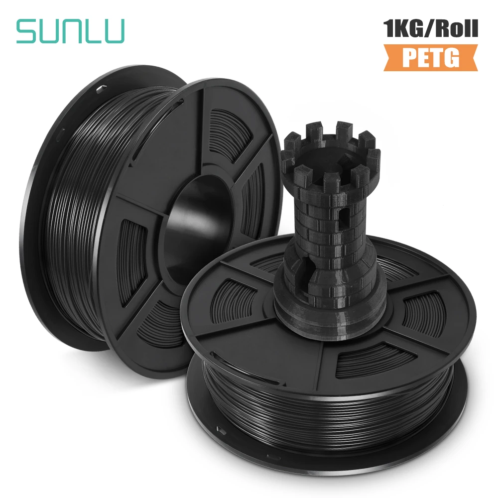 SUNLU 3D Printer Filament 1 75mm PETG White gift DIY printing sell with fast shipment пластик