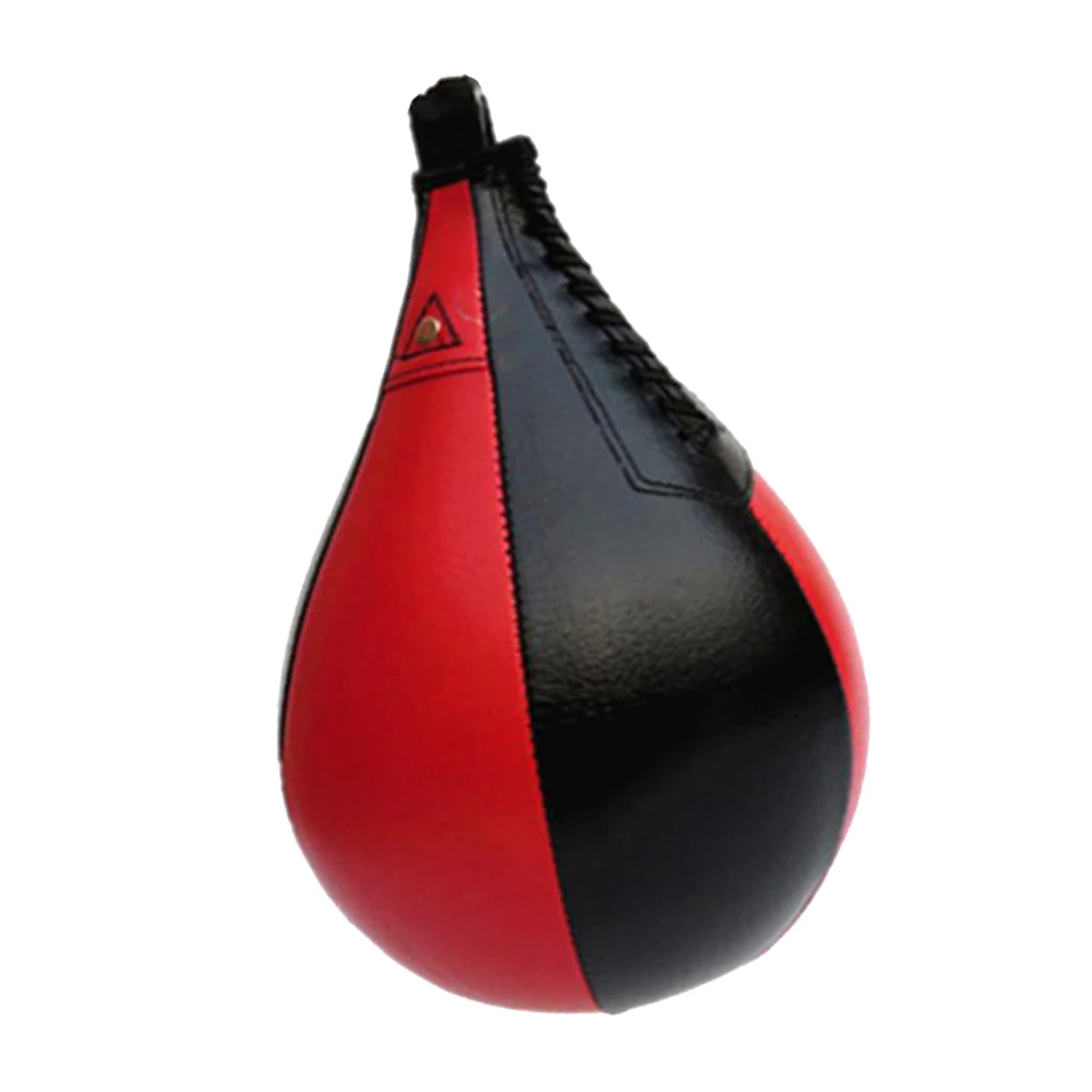Perfeclan PU Leather Speed Ball Boxing Punch Bag MMA Punching Training Aids