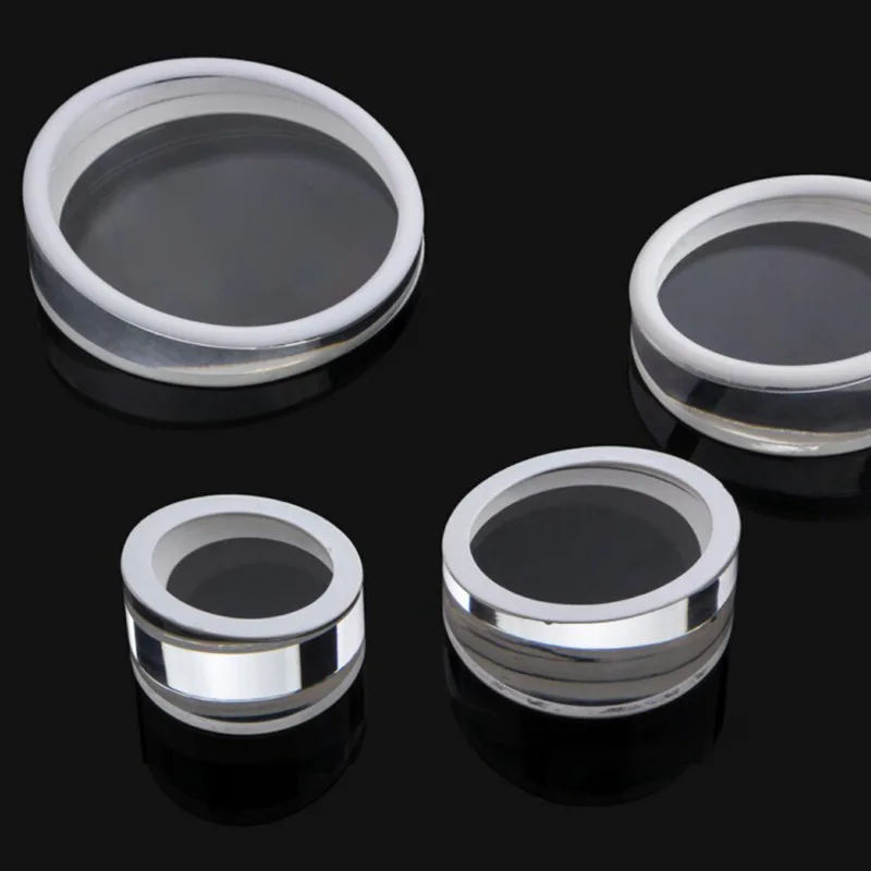 

Top Grade Acrylic Base Tablet PC iPad Mini Circle Showing Stand Transparent Crystal Solid Machine Brace