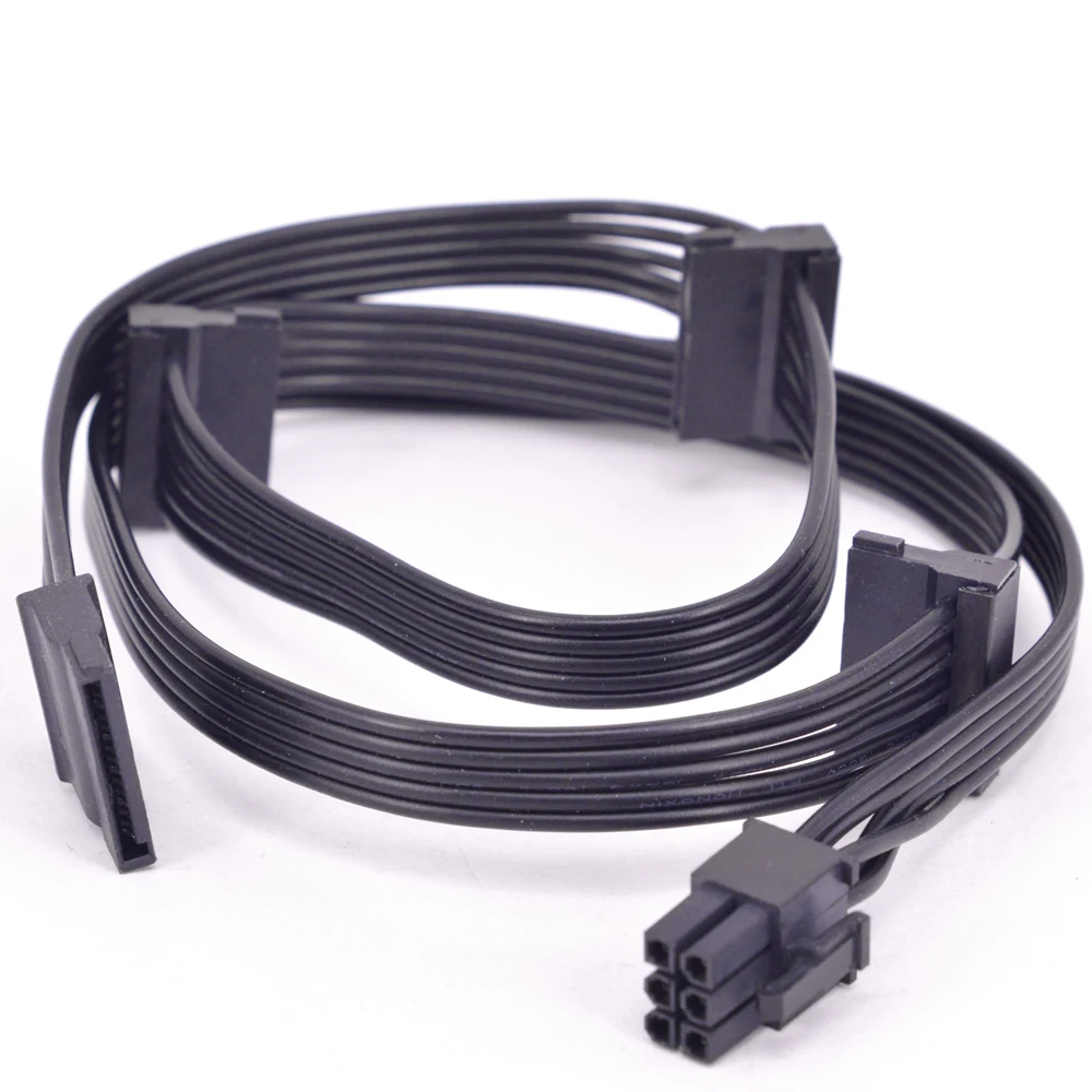 Cabo Conversor de Fonte de Alimentação Pinos para Sata 15pin para Foco Marítimo Plus Foco Dourado Mais 850fx 750fx 650fx 550fx - Imagem 3