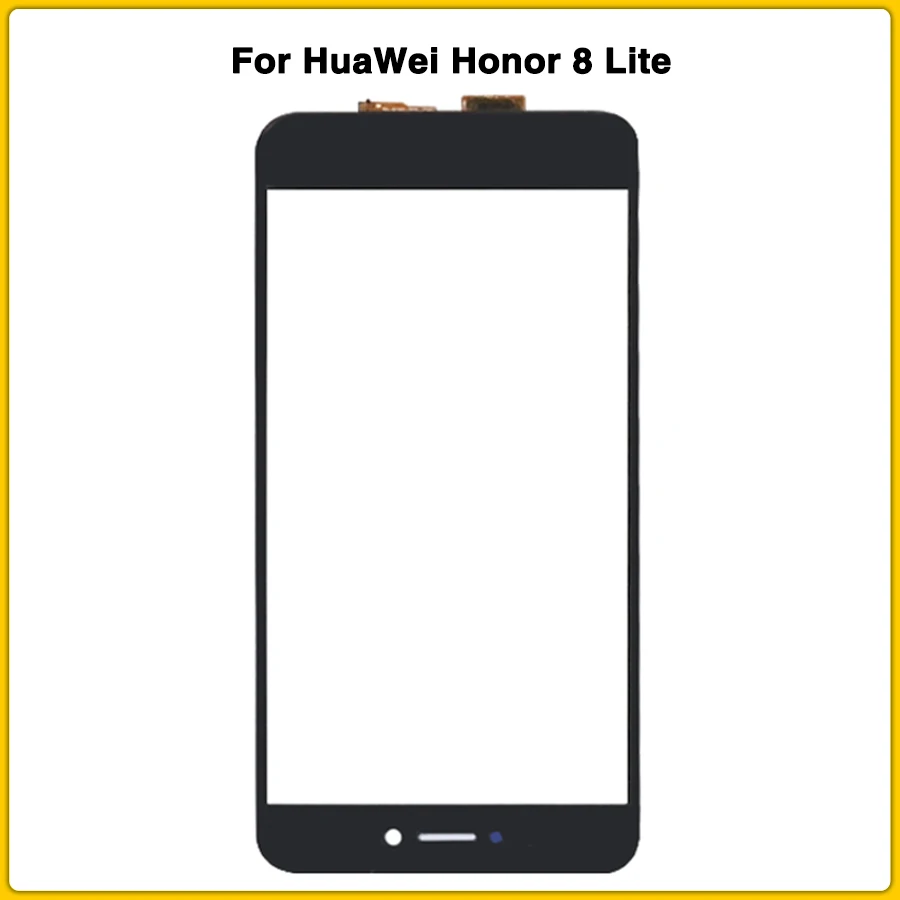 Honor 8 Lite сенсорный экран для HuaWei Honor 8 Lite 5,2 ''сенсорный экран панель стекло дигитайзер сенсор передняя стеклянная линза клей