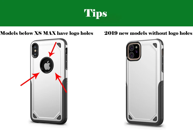 10 шт. военный противоударный двухслойный чехол для iPhone 11 Pro Max XS XR X 8 7 6 6S Plus прочная защитная задняя крышка Hybird