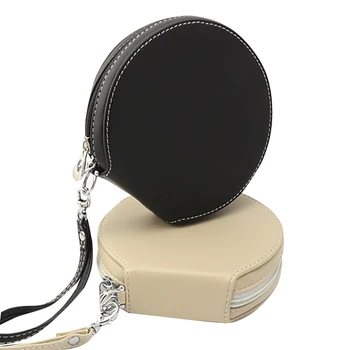 

Home Zipper Universal Car Accessories Disk Purse Storage Organizer DVD Portable PU Leather Protective Sleeve CD Case Album Box