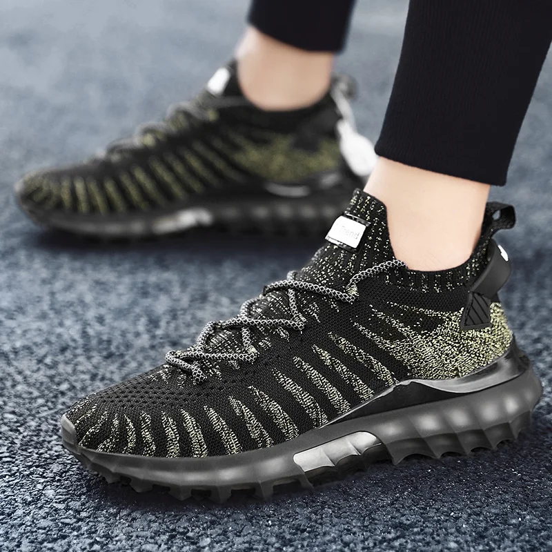 

6609 new coconut shoes Roman pattern men's casual fashion shoes 350 flying mesh shoes