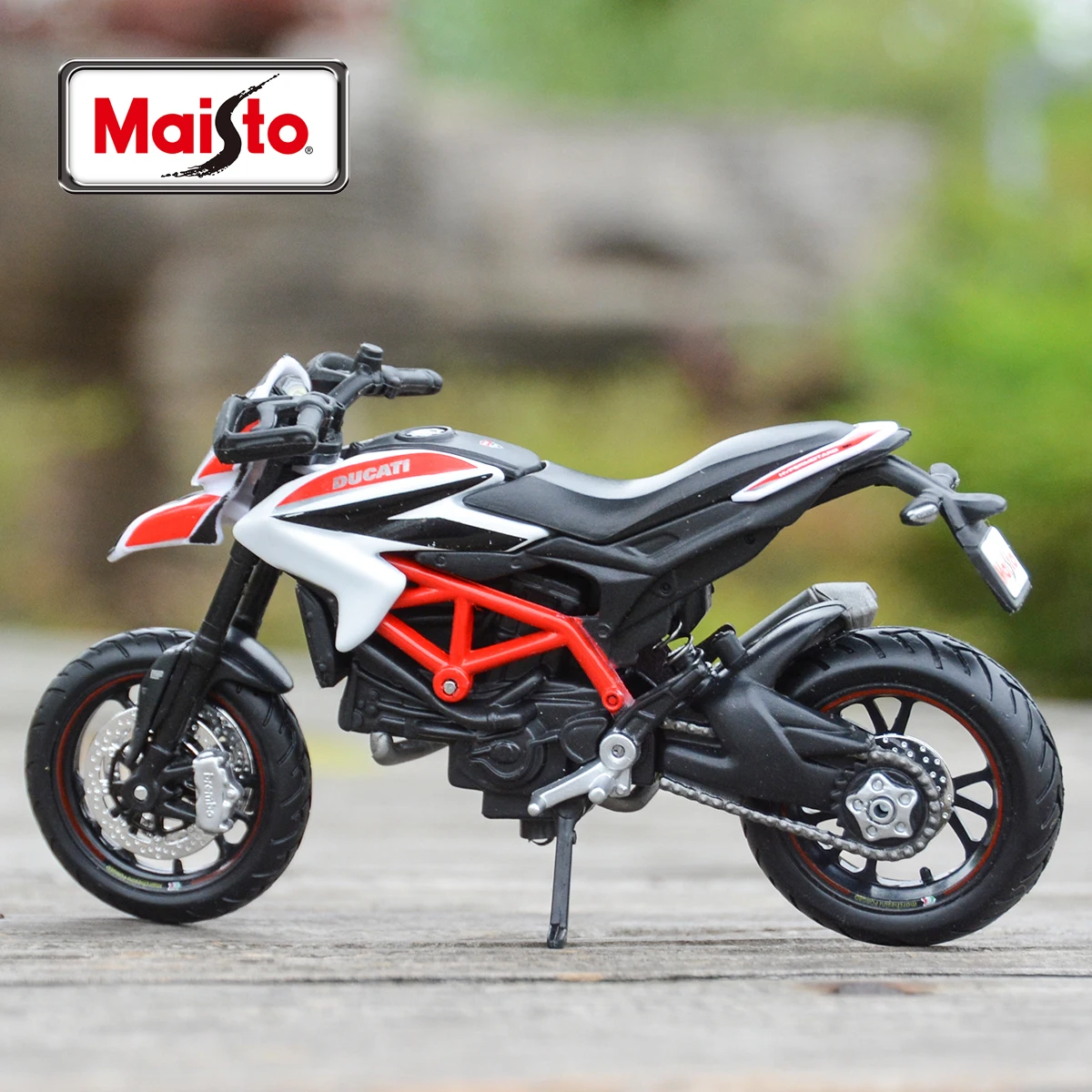 Maisto 1:18 Ducati Hypermotard Sp 2013 Static Die Cast Vehicles Collectible Hobbies Motorcycle Model Toys 4