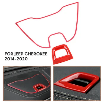 

Red Dashboard Strip Cover Replaces Parts Co-Pilot For Jeep Cherokee 2014-2020 ABS New