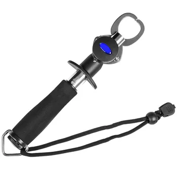 

Stainless Steel Fish Gripper Fish Lip Control with Weight Scale Ruler Fishing Tool Carp Fishing Clamp Clip Tackles Fishing Tool