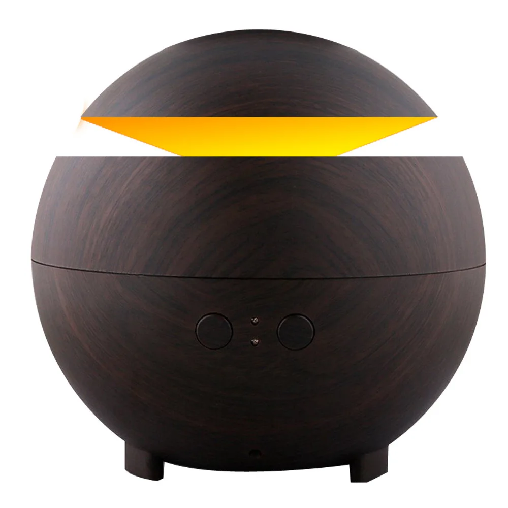 

Spherical Aroma Diffuser 600ml Ultrasonic Colorful Fragrance Lamp Water Droplet Humidifier Wood Grain Domestic Aroma Diffuser