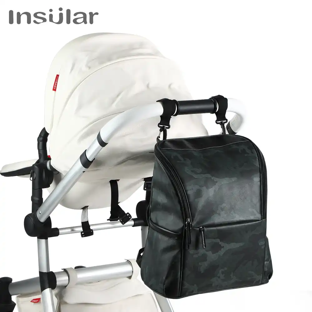 Insular Nappy Backpack Bag Mummy Large Capacity Bag Mom Baby Multi-function Waterproof Outdoor Travel Diaper Bags For Baby Care