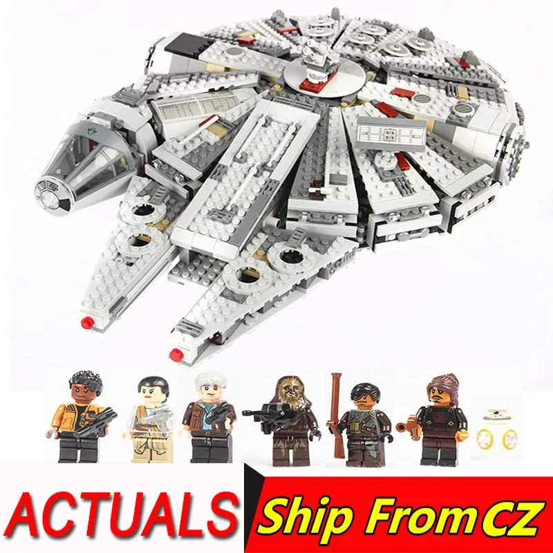 

Force Awakens Millennium Star set Wars 05007 Falcon Compatible with 75105 79211 Figures Model Building Blocks Toys Bricks