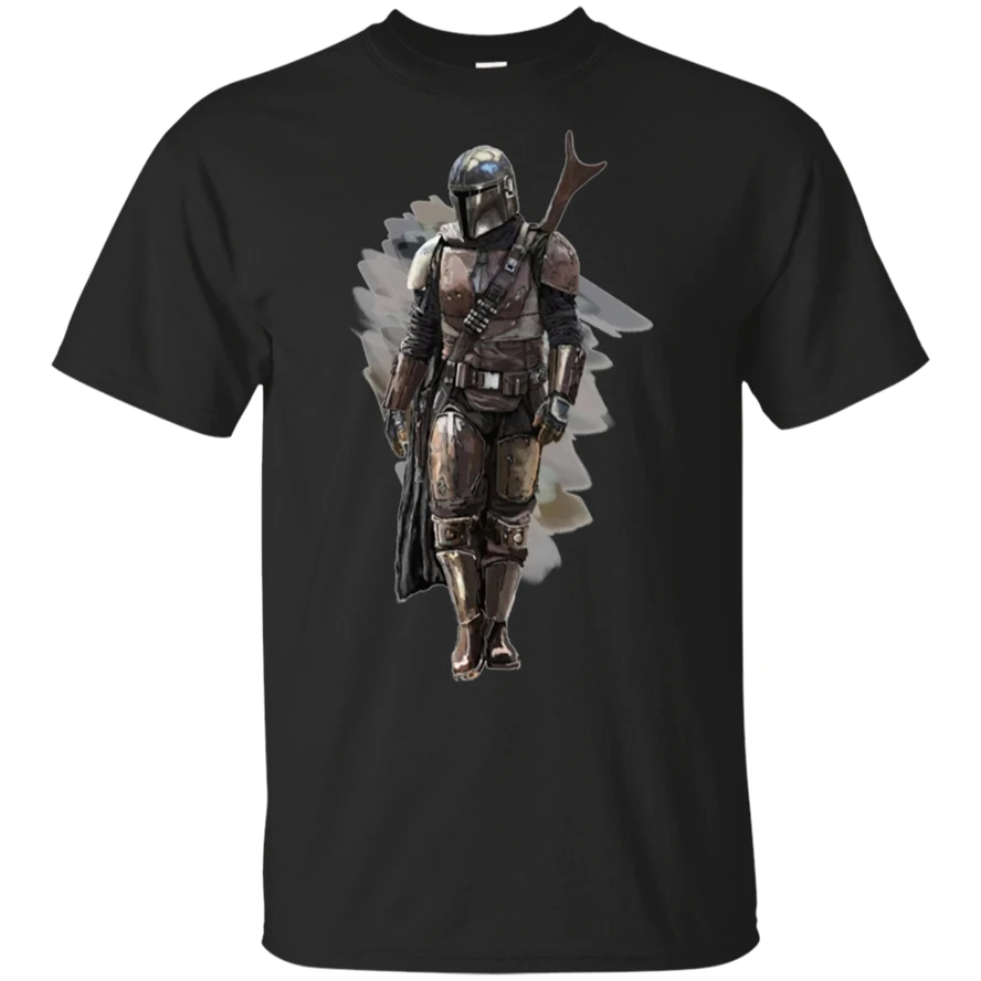 The Mandalorian черная футболка M Xxxl Унисекс Мужская женская футболка|Футболки| |