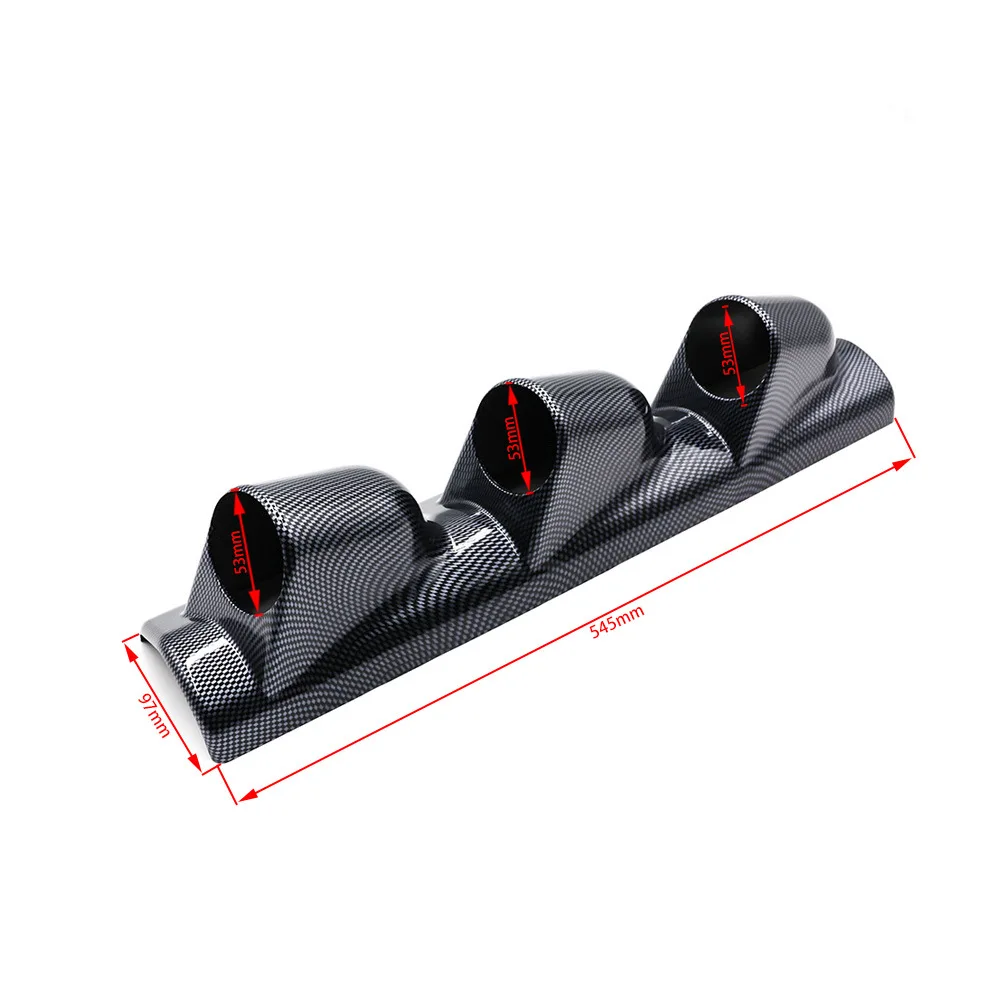 1*3-Hole столб Dash Gauge Pod Mount Frame Cover кронштейн инструмента ABS пластик