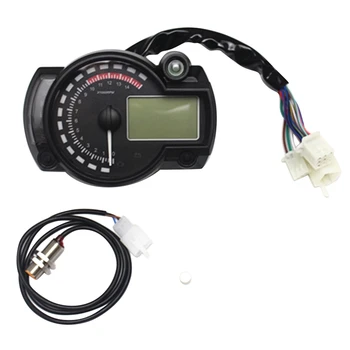 

7-Color LED Motorcycle RX2N ATV LCD Digital Speeeter Tachometer Meter 15000Rpm 12(V)