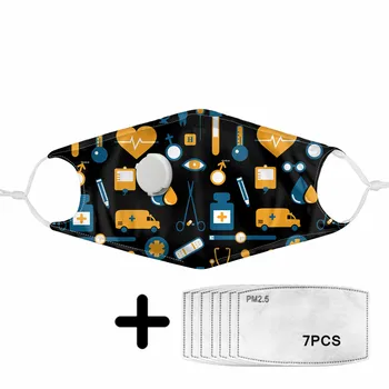 

2020 Daily Mouth Masks with Cartoon Kids Supplies Pattern Anti Dust Mask PM2.5 Filter for Girls Breathing Valve Mouth-muffle