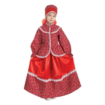 

Russian folk costume "Zabava", headdress, blouse, skirt, height 122-128 cm 5247915