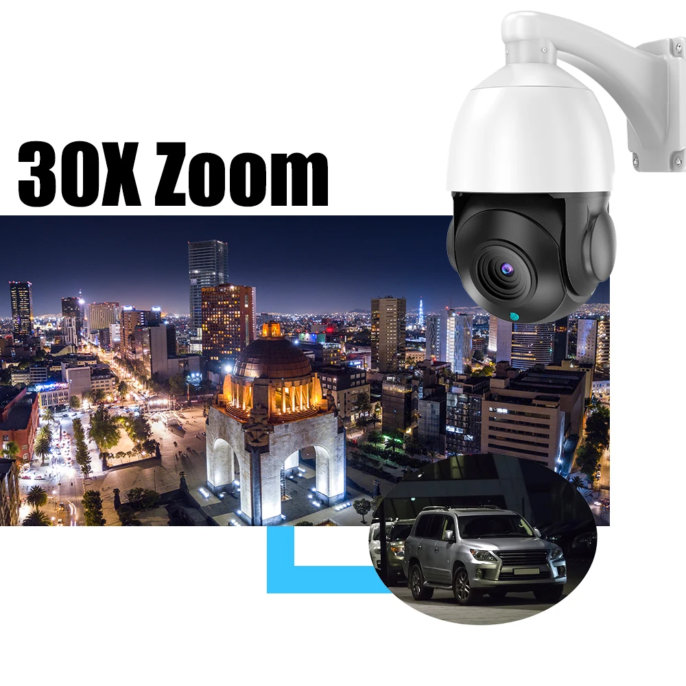 Onvif SONY датчик H.264/265 ++ 5 Мп 3 2 МП 100 м ИК Ночное Видение CCTV IP PTZ камера скоростная