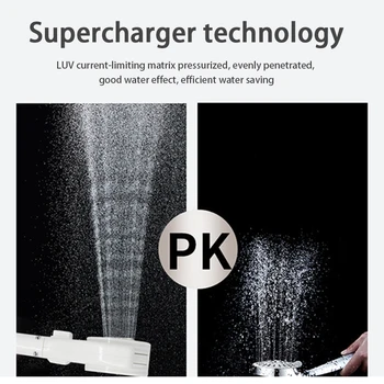 

360 Degrees Rotating Adjustable Water Saving Shower Head Shower High Water Pressure With Water Control Button bathroom