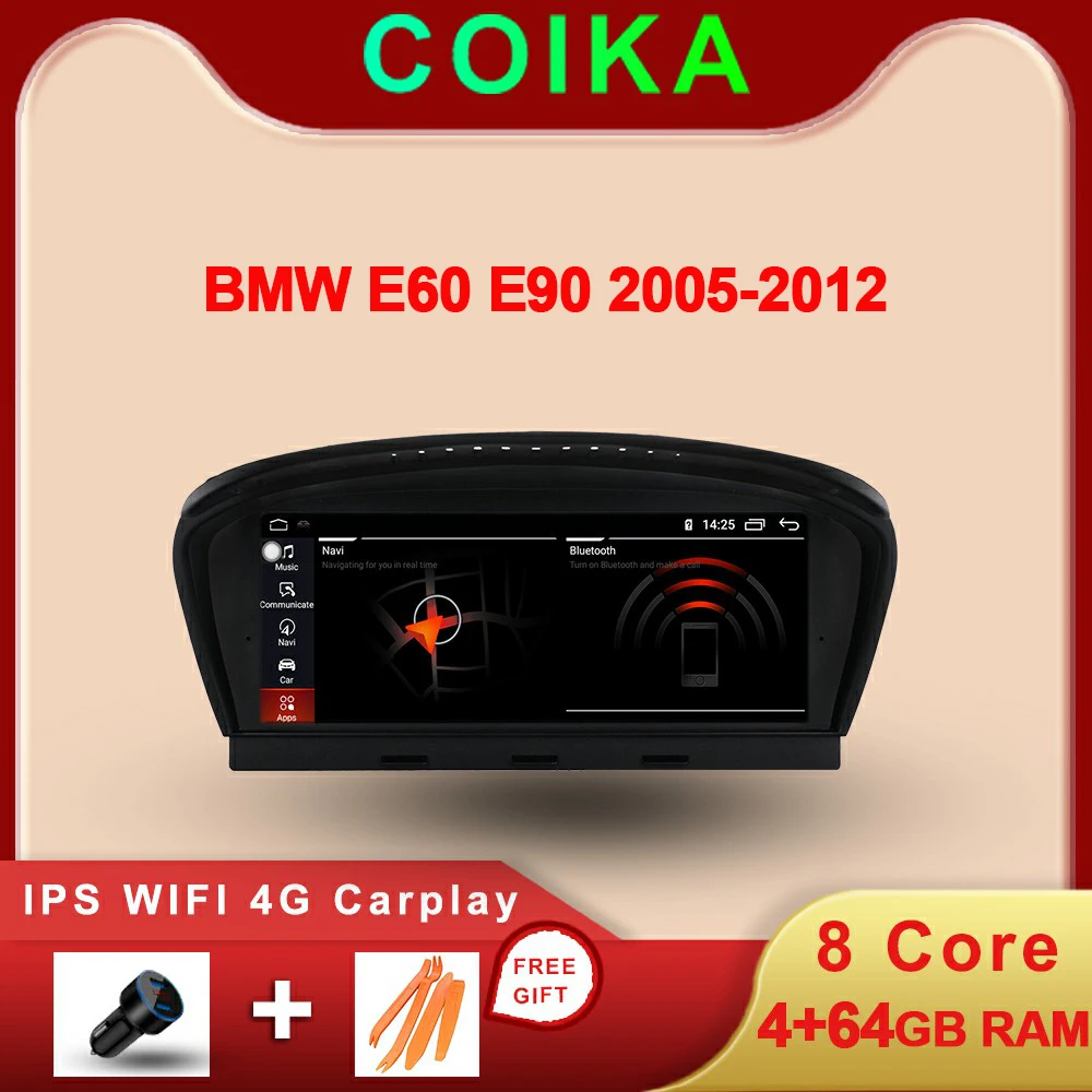 8 ядро Процессор Android 9 0 Системы автомобиля GPS Navi Радио для BMW E60 E90 2005-2012 Google BT SWC WI-FI 4G